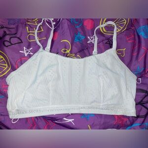 Victoria's Secret White Lace Bralette size xl